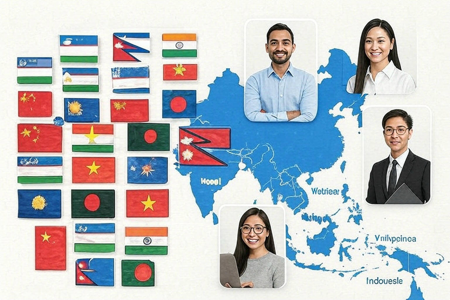 アジア6か国 外国人介護人財